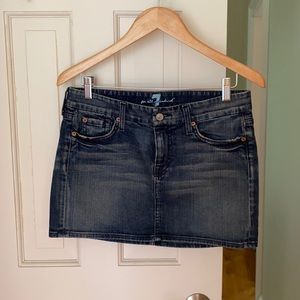 Size 30 7 for All Mankind miniskirt